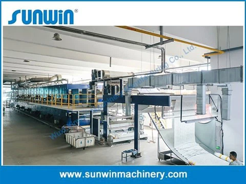 Dubbeldeks meerlaagse Stenter-machine